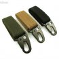 EDC Belt Keychain Nylon Webbing & Metal Hook Outdoortool  D-carabiner Hanging