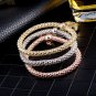FAMSHIN 3 Pcs/ Set Vintage Designer Austrian Rhinestones Gold Color Tree of Life