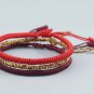 AMIU 3PCS Multi Color Tibetan Buddhist Good Lucky Charm Tibetan Bracelets & Bang