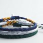 AMIU 3PCS Multi Color Tibetan Buddhist Good Lucky Charm Tibetan Bracelets & Bang