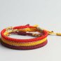 AMIU 3PCS Multi Color Tibetan Buddhist Good Lucky Charm Tibetan Bracelets & Bang