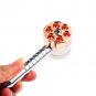 New Arrivals 1Pc Metal Revolver Pipe Grinder Six Shooter Pipe Smoking Tobac New
