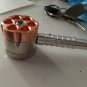 New Arrivals 1Pc Metal Revolver Pipe Grinder Six Shooter Pipe Smoking Tobac New