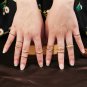17KM 12 pc/set Charm Gold Color Midi Finger Ring Set for Women Vintage Boho Knuc