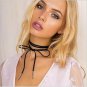 Black Lace Choker Tattoo Necklace Gothic Punk Velvet Long Pendant Women Collar