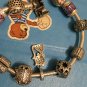 Cute 925 Sterling Silver Lovely Cat Charm Beads Fit Original Bracelet Pendant