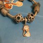 Cute 925 Sterling Silver Lovely Cat Charm Beads Fit Original Bracelet Pendant