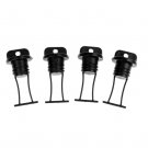 MagiDeal Underwater 4Pcs Black Plastic Hull Drain Plug Universal for Kayaks New