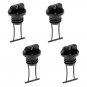 MagiDeal Underwater 4Pcs Black Plastic Hull Drain Plug Universal for Kayaks New