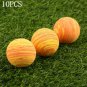 Gohantee 10pcs EVA Foam Soft Golf Balls Indoor 41mm Rainbow Sponge Golf Practice