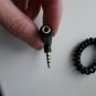 3.5mm 4Pole Microphone Jack Right Angle Male To Female Audio Stereo Adapter New