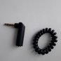 3.5mm 4Pole Microphone Jack Right Angle Male To Female Audio Stereo Adapter New