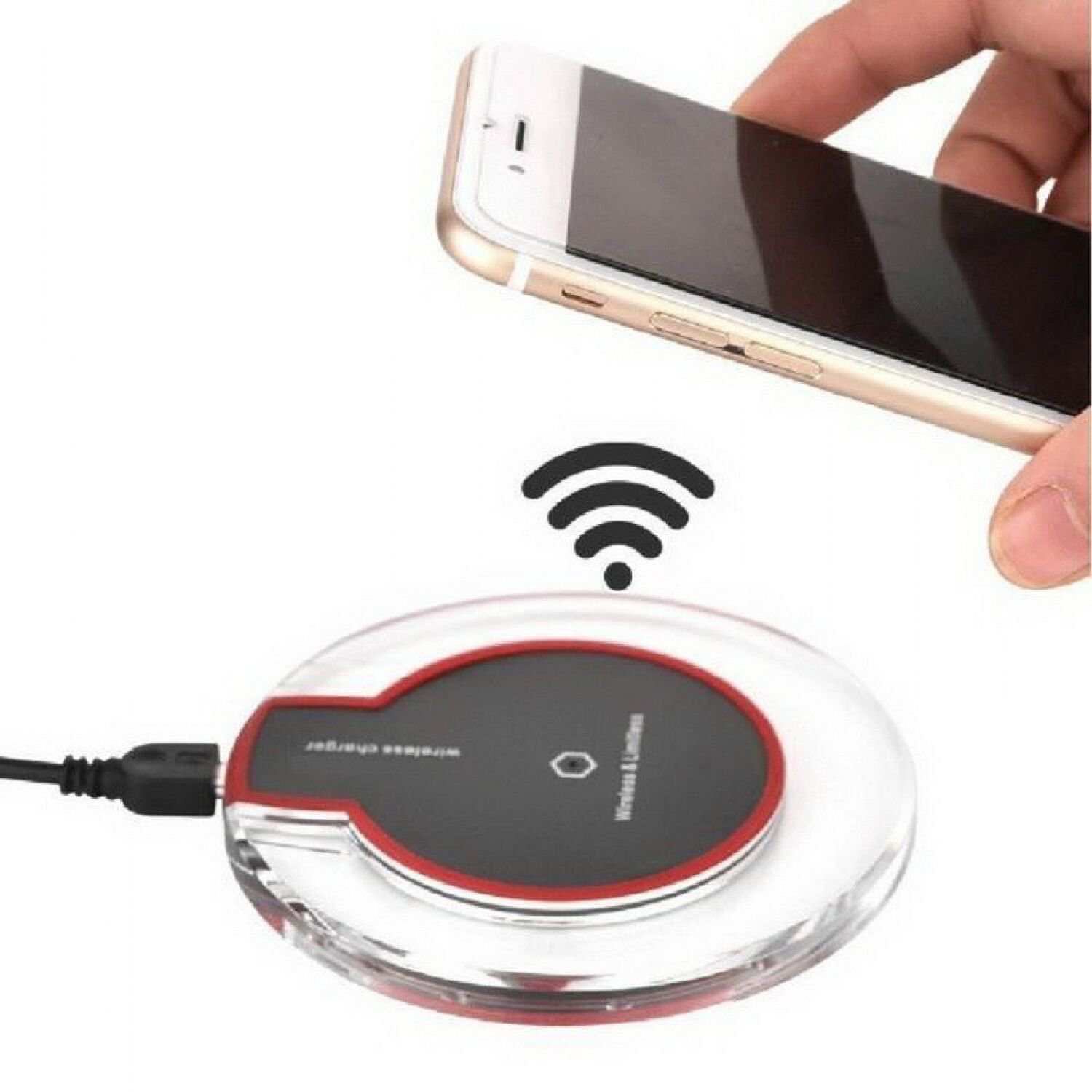 Qi Wireless Power Charger Charging Pad Receiver For iPhone 6S 6 SE 5S & Samsung
