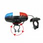 Bicycle Accessories 6 LEDs 4 Tone Sounds Bicycles Bell Police Car Light New Best