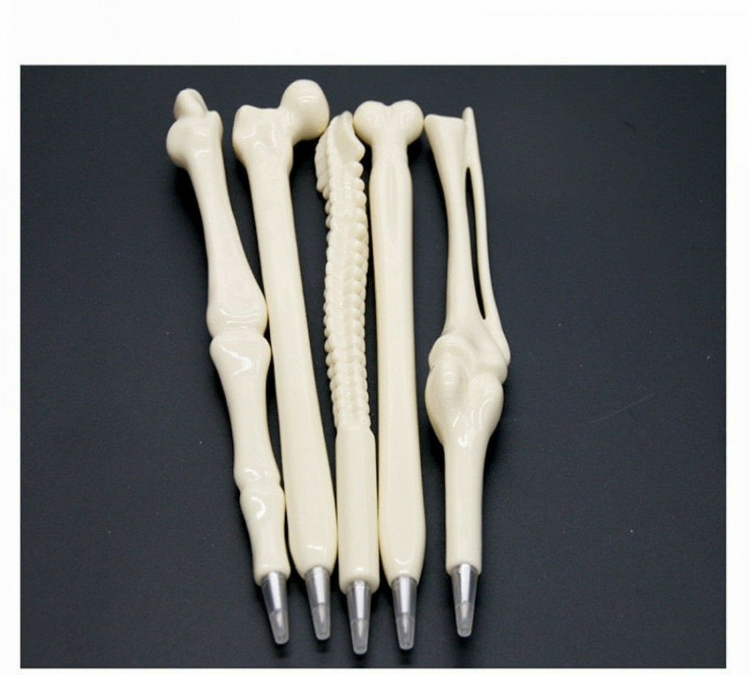Pen Ball Point 5 Pcs Creative Bones Writing Ballpoint Student School Supplies