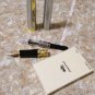 Stainless steel Business medium Nib Fountain Pen Gold Sword Hook Trim BAOER