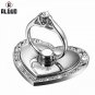 ALANGDUO Ring Holder Pop Mobile Phone Diamond Stand Metal Unique Love Romantic