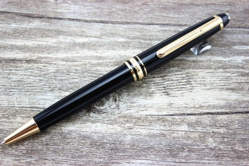 MB #163 Luxury Ballpoint Pen Gold Clip classic design