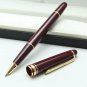 MB #164 Wine Red Burgundy Classique Rollerball Pen Gold Clip White Star