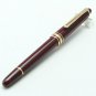 MB #164 Wine Red Burgundy Classique Rollerball Pen Gold Clip White Star