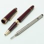 MB #164 Wine Red Burgundy Classique Rollerball Pen Gold Clip White Star