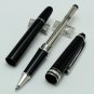 Classic MB #163 Rollerball Pen Black resin Platinum Clip