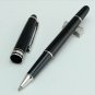 Classic MB #163 Rollerball Pen Black resin Platinum Clip