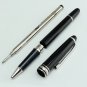 Classic MB #163 Rollerball Pen Black resin Platinum Clip