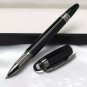 NEW MB Rollerball Pen Black resin Crystal Cap Exellent Gift