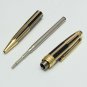Luxury MB Black and Gold stripes Roller ball Pen Ballpoint Business Gift