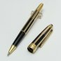 Luxury MB Black and Gold stripes Roller ball Pen Ballpoint Business Gift
