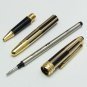 Luxury MB Black and Gold stripes Roller ball Pen Ballpoint Business Gift