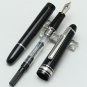 Classique design MB #145 Fountain Pen Black/Platinum Clip Business Gift