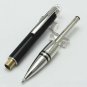Premium MB Black and Silver SW model Ballpoint Pen Gift Collection Crystal Star