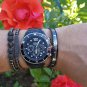 SPEEDOMETER BRACELET OFFICIAL  STYLE BLACK STAINLESS STEEL FASHION BRACELET