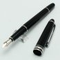 Classic MB #163 Fountain Pen Black resin Platinum Clip