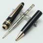 Classique MB #145 Ballpoint Pen White Star On Top Gold Clip