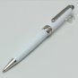 Classic MB #163 Ballpoint Pen Ceramic White Platinum Clip