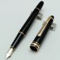 Classique MB #163 Fountain Pen Black resin Gold Clip