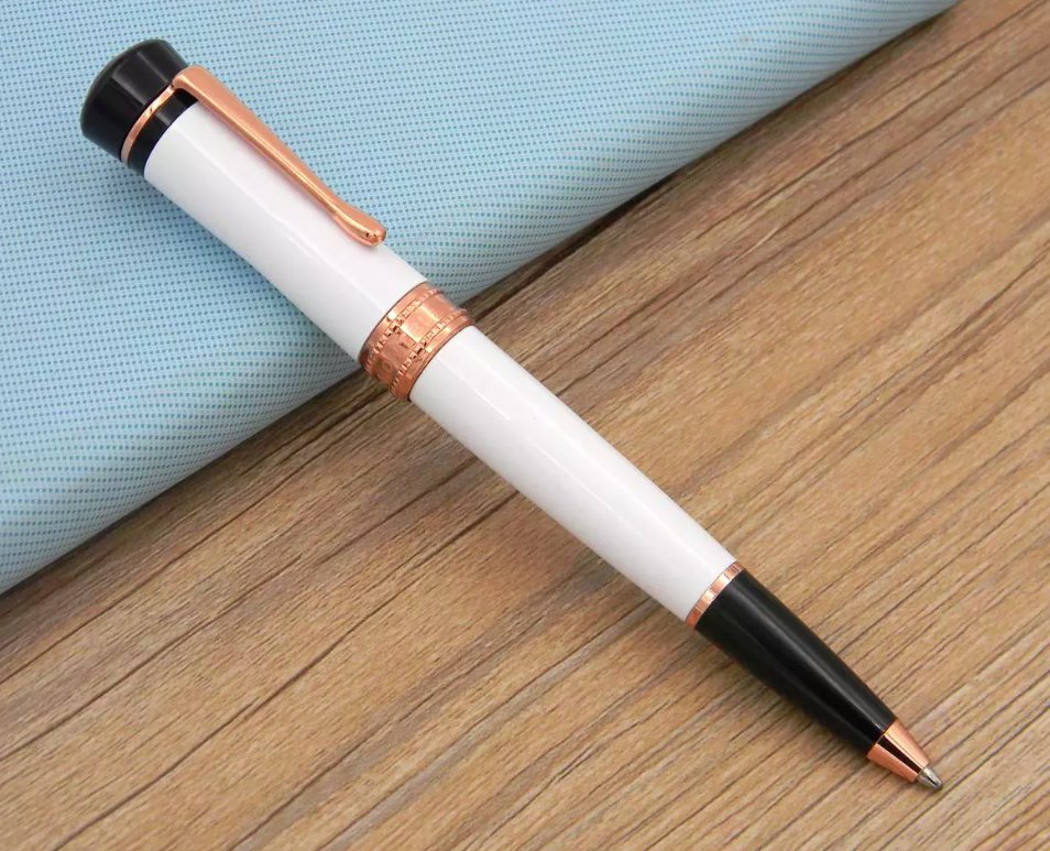 Luxury MB Limited Edition Pierre Bonnard White Rose gold Ballpoint Pen