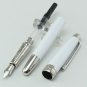 Classique MB #163 Fountain Pen Silver White Star On Top Platinum Clip
