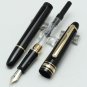 Classique design MB #145 Fountain Pen Black/Gold Clip Business Gift