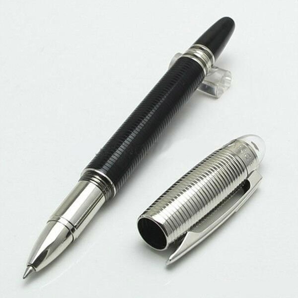 Premium MB Black and Silver SW model Rollerball Pen Gift Collection Crystal Star