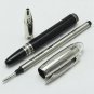 Premium MB Black and Silver SW model Rollerball Pen Gift Collection Crystal Star