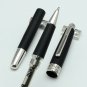 New MB #163 Matte Black Rollerball Pen