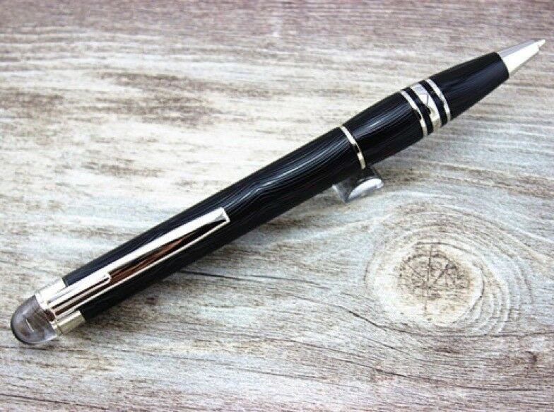 MB Black line Ballpoint Pen With Crystal Star Cap Exellent Gift