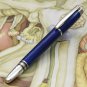 Luxury MB Blue line Rollerball Pen With Crystal Star Cap Exellent Gift