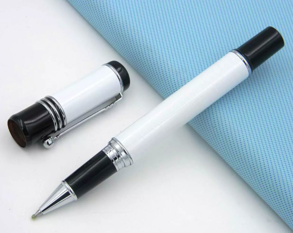 Luxury MB White and Black Classic Style Chopin Roller ball Pen