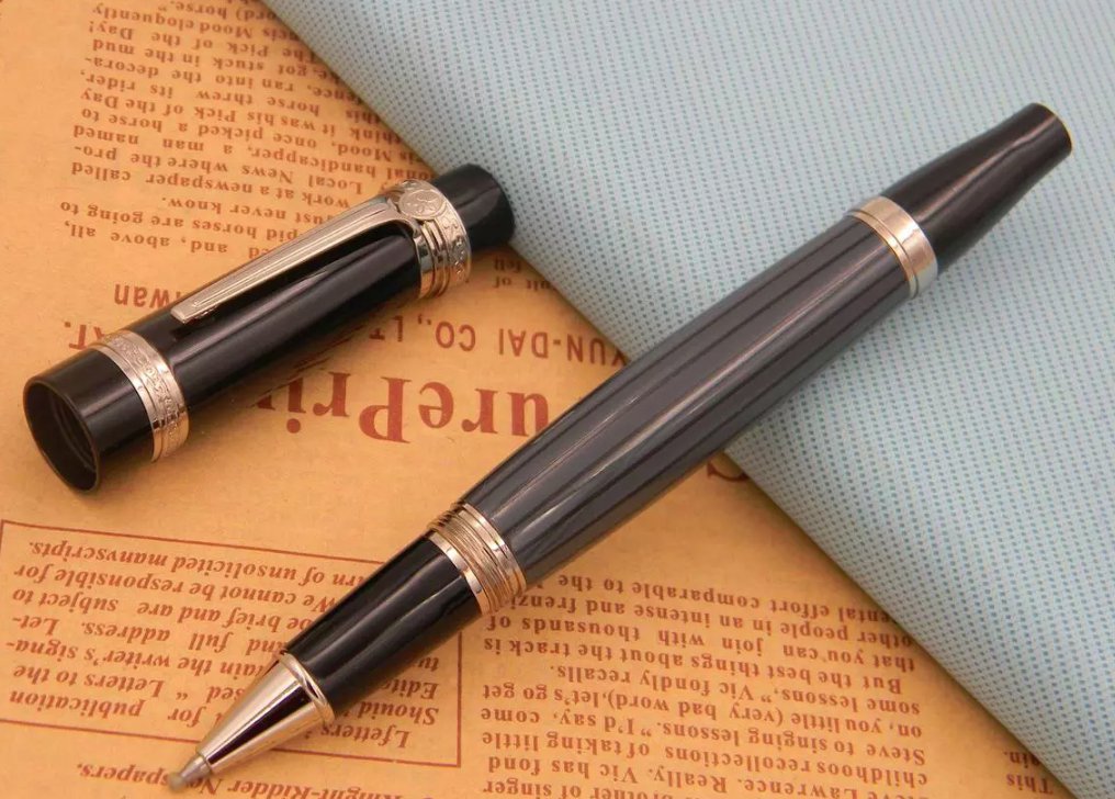 Luxury MB Writer Balzac Rollerball Pen Navy Black Business Gift