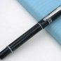 NEW MB Bright Black resin Rollerball Pen White Star on Top